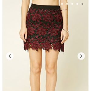 NWT crochet skirt