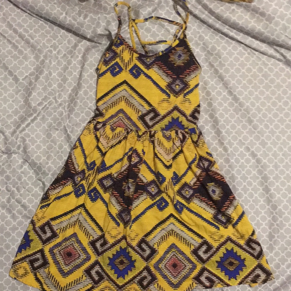 Aztec Print Dress