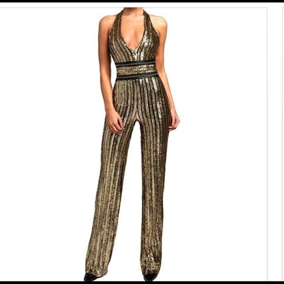 Sequin jumpsuit - Picture 1 of 2