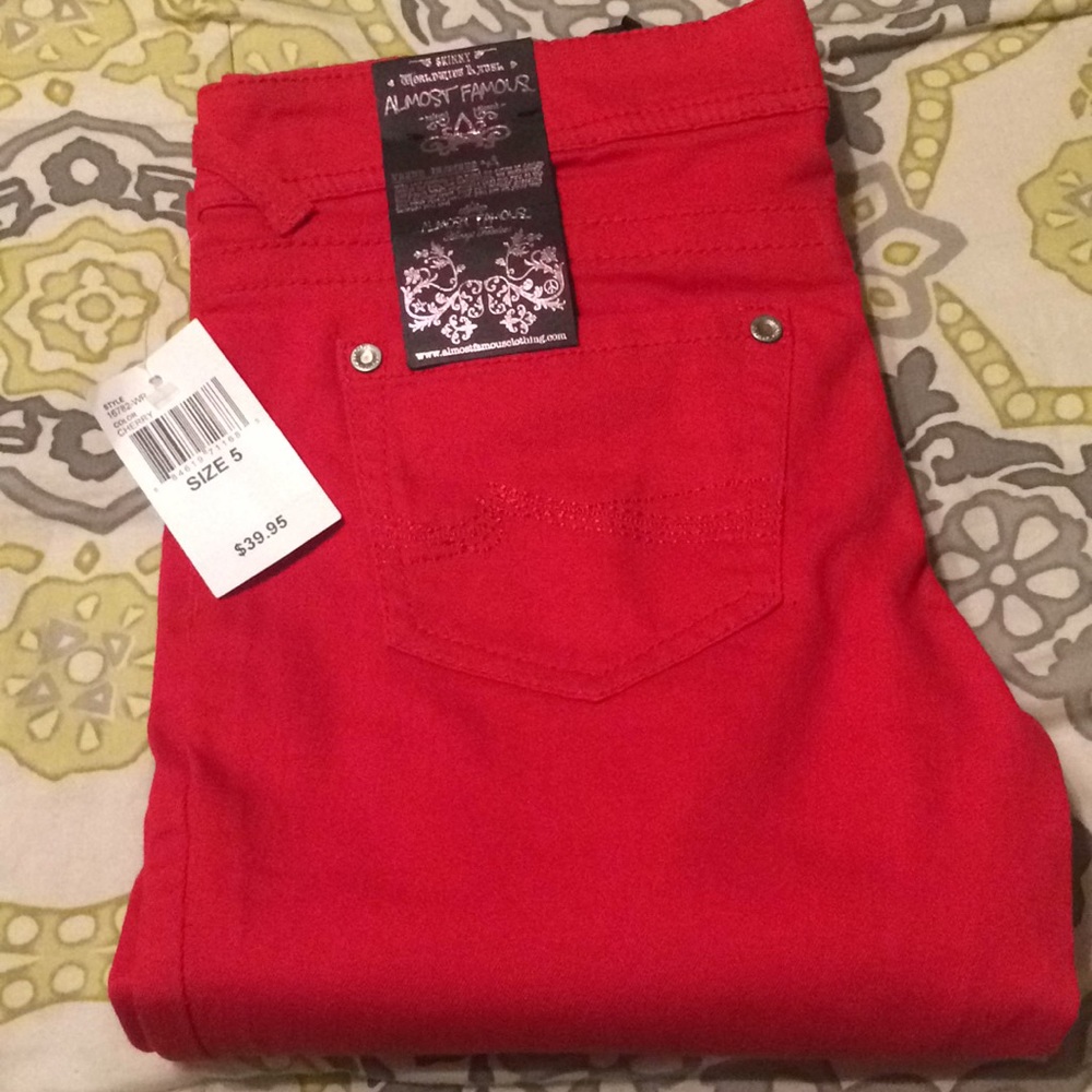 Beautiful red jeans!