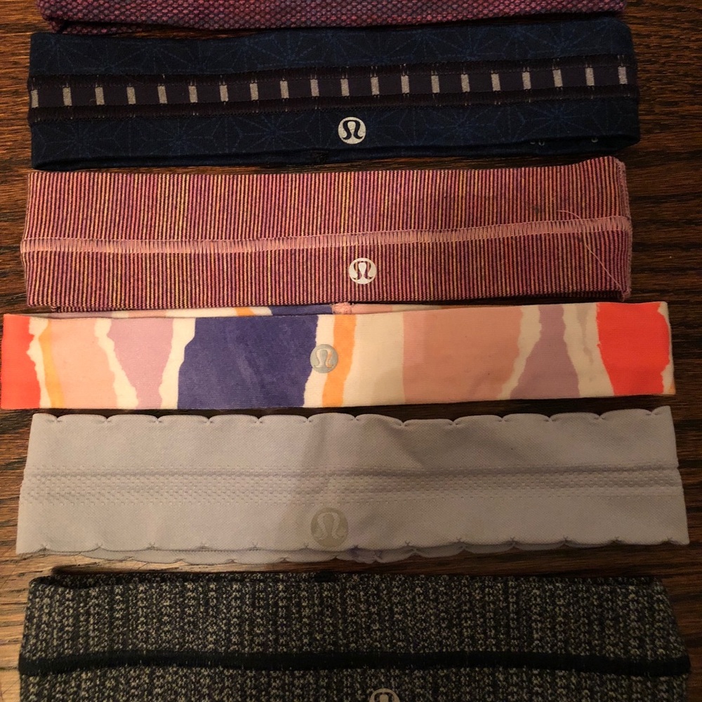 Lightly worn LuLu Lemon Headbands!