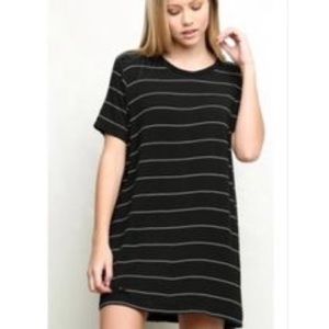 Brandy Melville Striped T-Shirt Dress