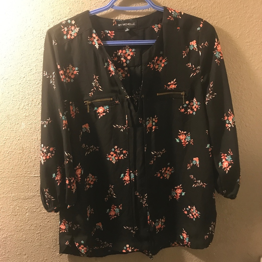 Michelle floral Blouse