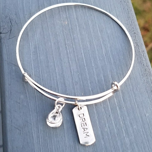 New dream expandable charm bracelet, crystal - Picture 2 of 4