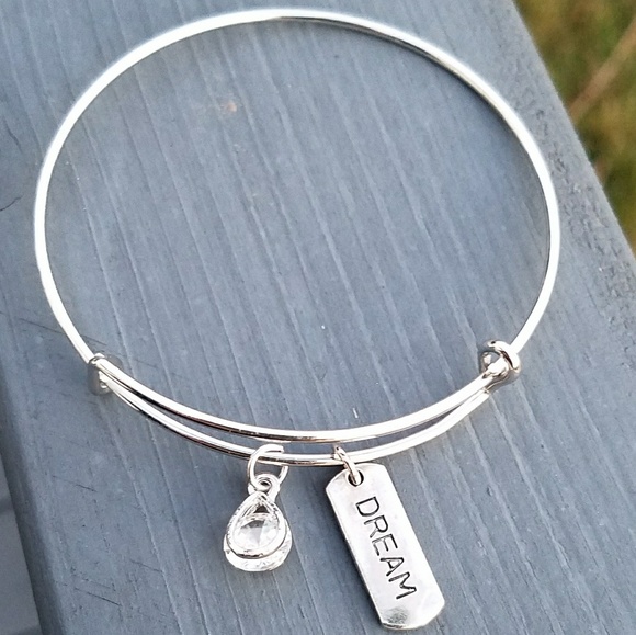 New dream expandable charm bracelet, crystal - Picture 4 of 4