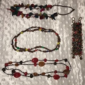 Earthy jewelry combo