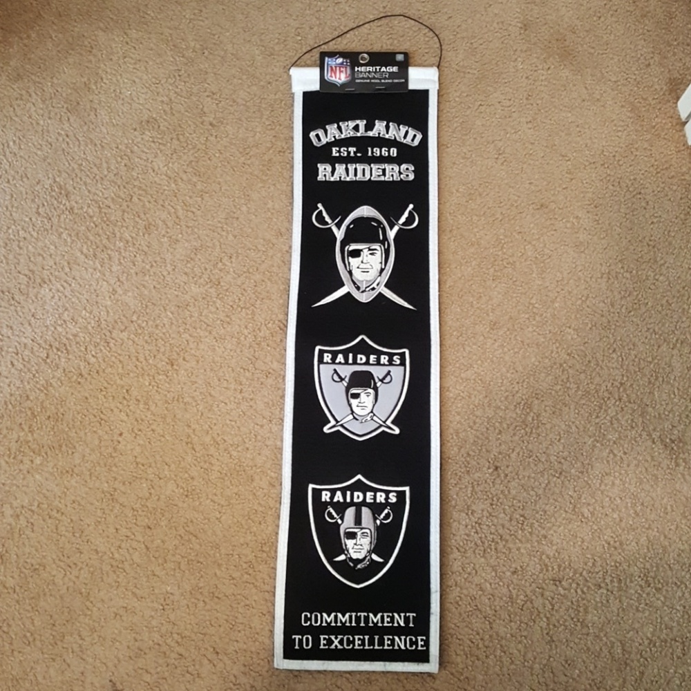 Oakland Raiders Heritage Banner