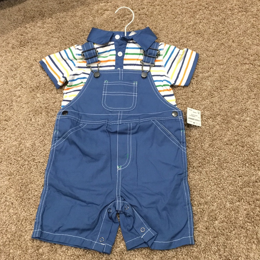 Adorable 12m boys overall set