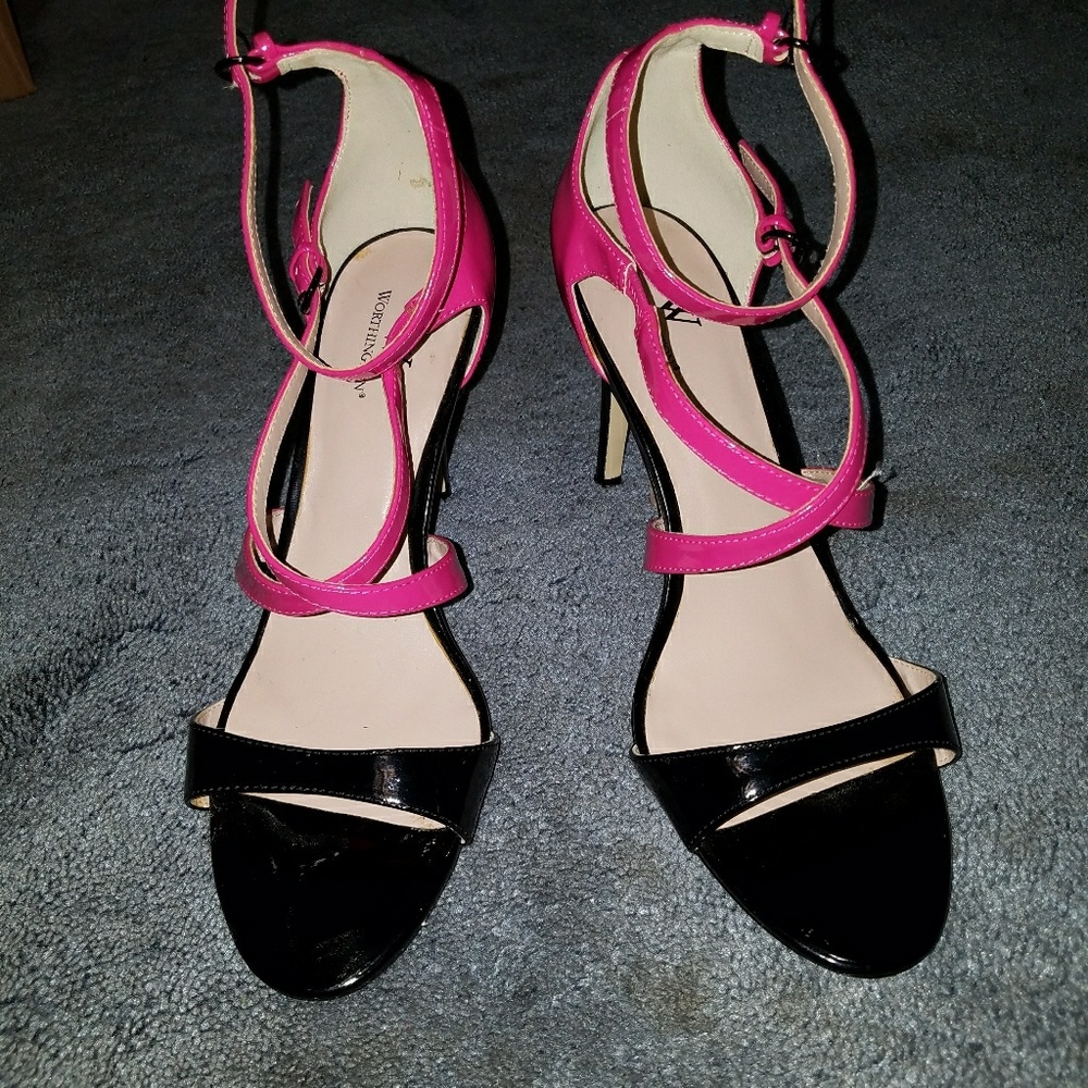 Pink and Black Stilettos