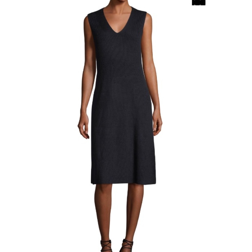 Vince v-neck knit dress NWT