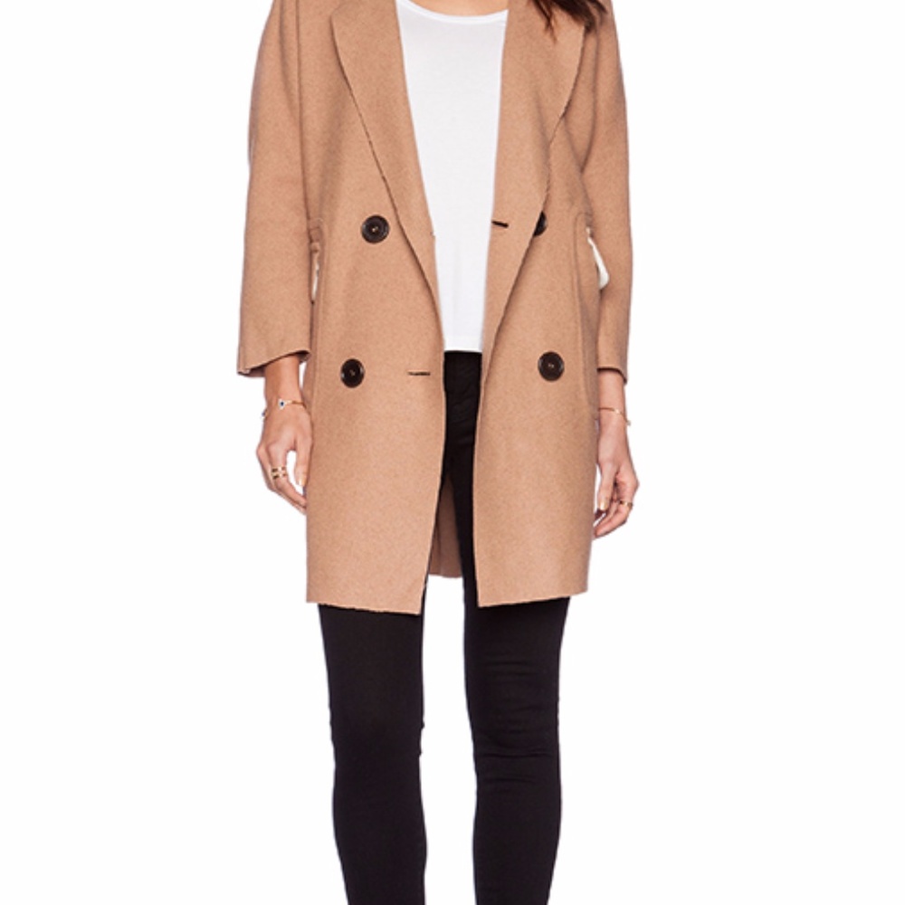 BLQ Basic Coat in Camel.