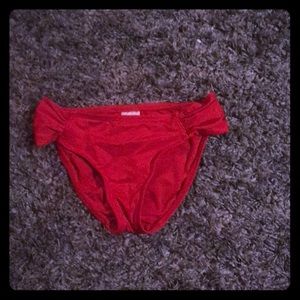 Xs red bikini bottoms