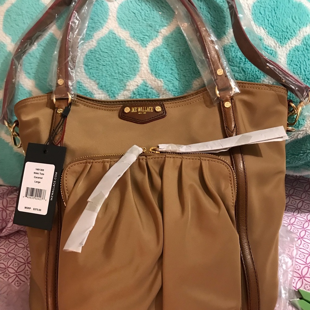 MZ Wallace Caramel Nikki Tote