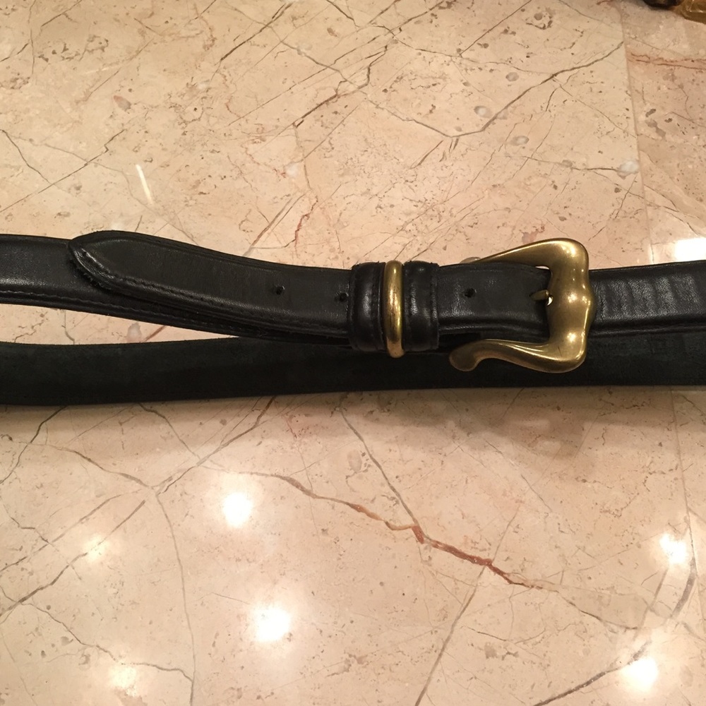 Leather belt