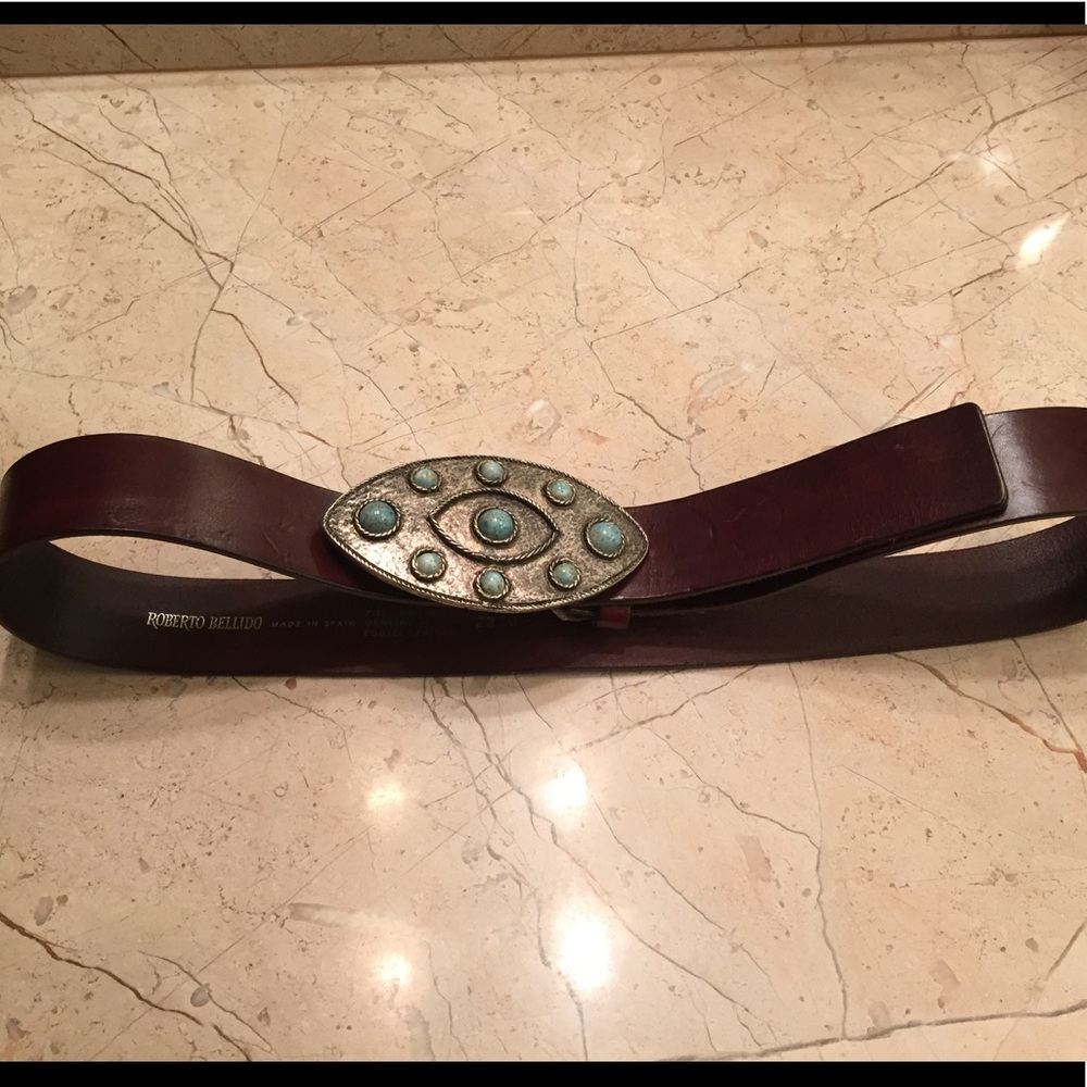 Leather belt