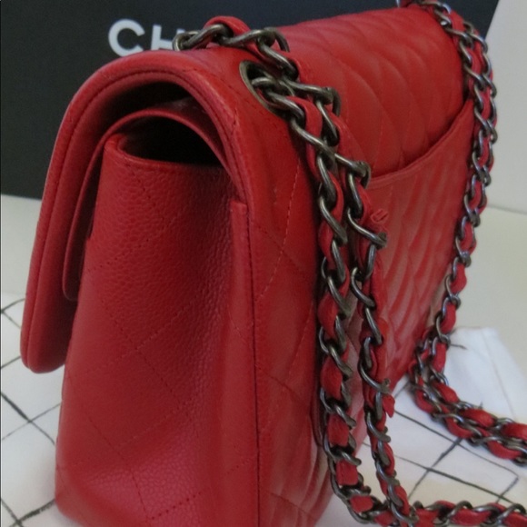 ✨SOLD✨⛔️NO TRADES⛔️Chanel Jumbo double flap quilted bag - Picture 4 of 8