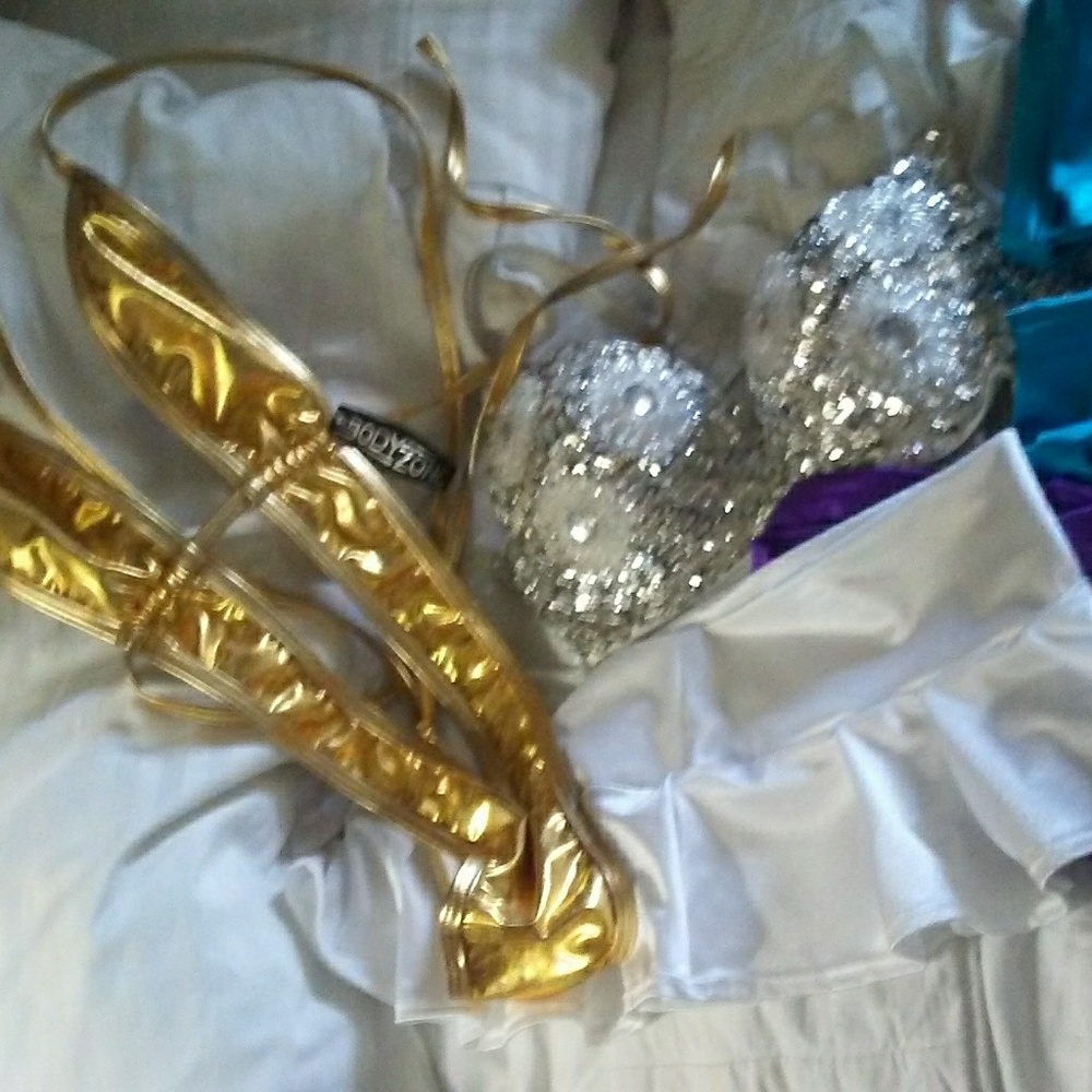 Gold suit