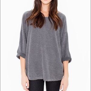American Apparel French Terry Easy Sweater