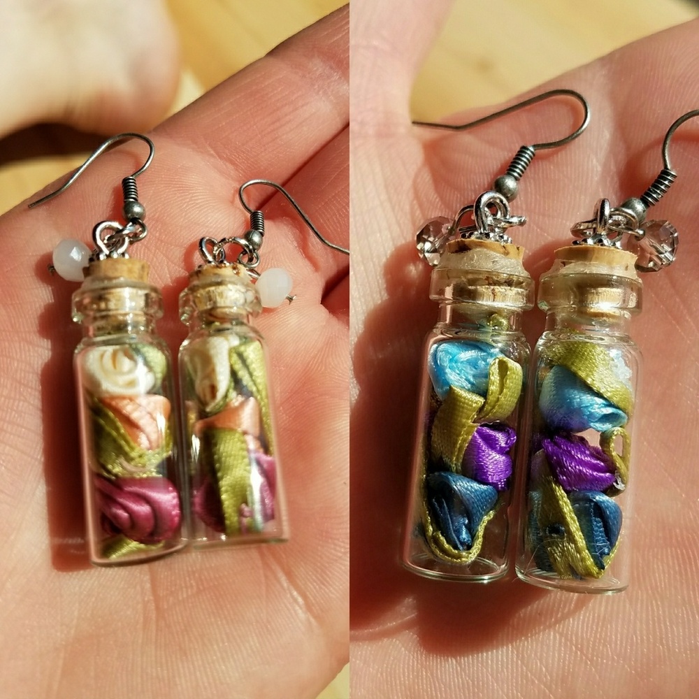 SOLD***Rosie | Glass | Earrings