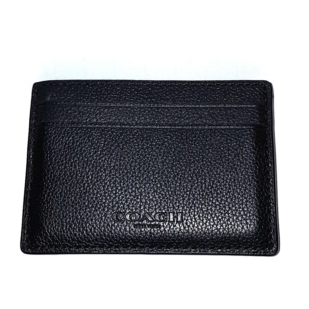 Coach Authentic slim clip wallet 🎵