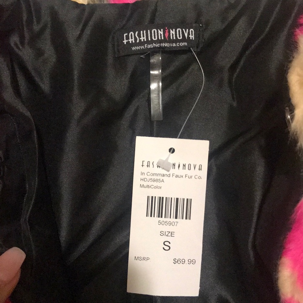 In Command Faux Fur Coat - Picture 5 of 5
