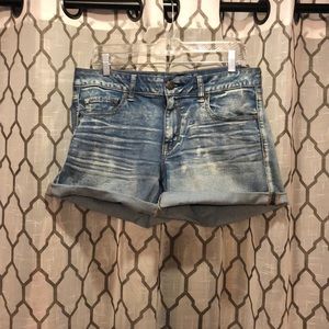AE Super Stretch Denim Shorts