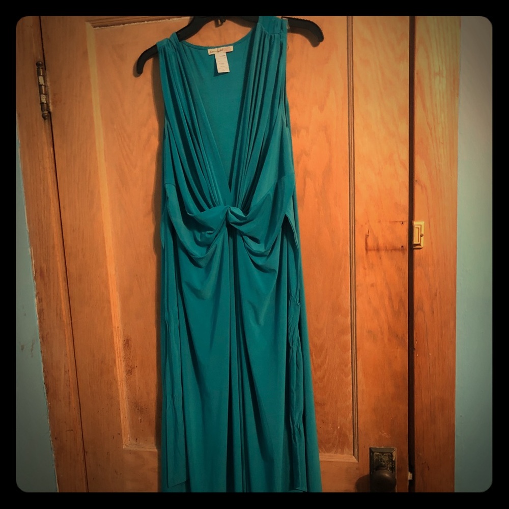 LOVE SQUARED Maxi length Plus Sized dress.