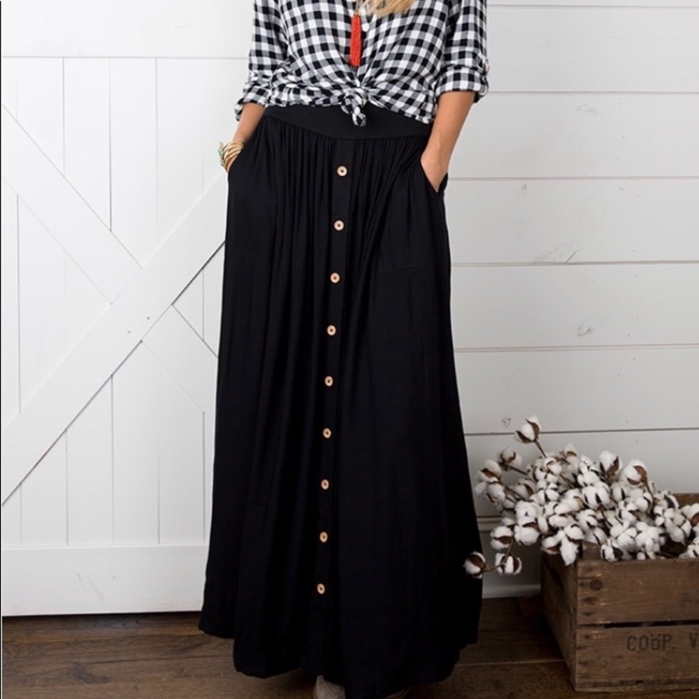 Matilda Jane Grain Silo Maxi Skirt Joanna Gaines