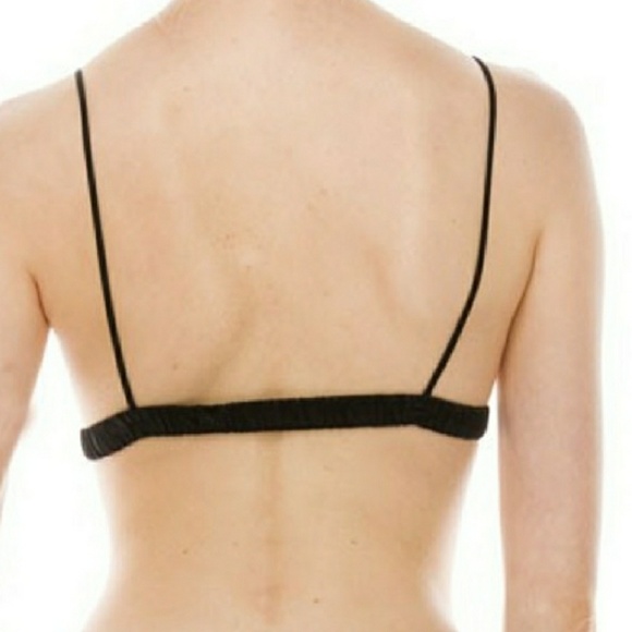 🖤 Black Satin Bralette - Picture 4 of 4