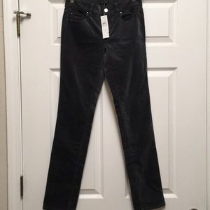 Skinny Velvet Grey Pants,size-0, , waist-29"