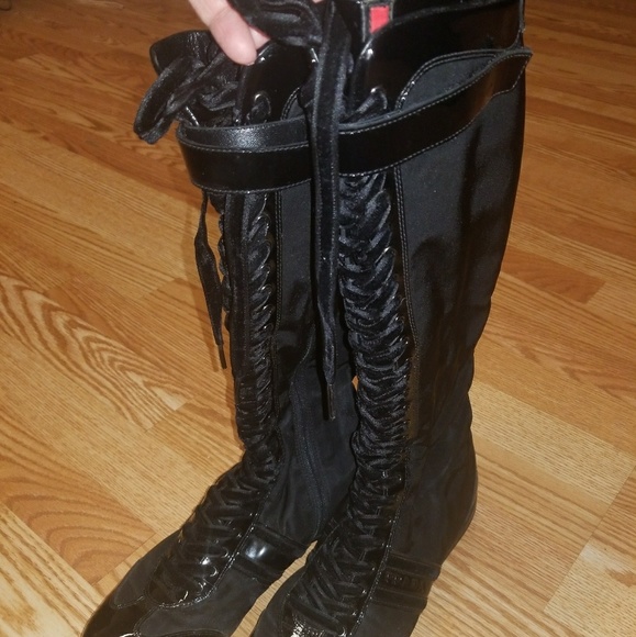 Prada Shoes - AUTH PRADA SNEAKER BOOTS