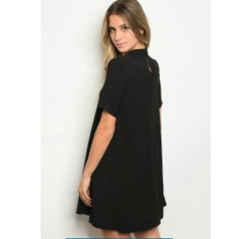 1 med.Left! 🎉HP🎉NWT Black choker dress!! - Picture 3 of 3