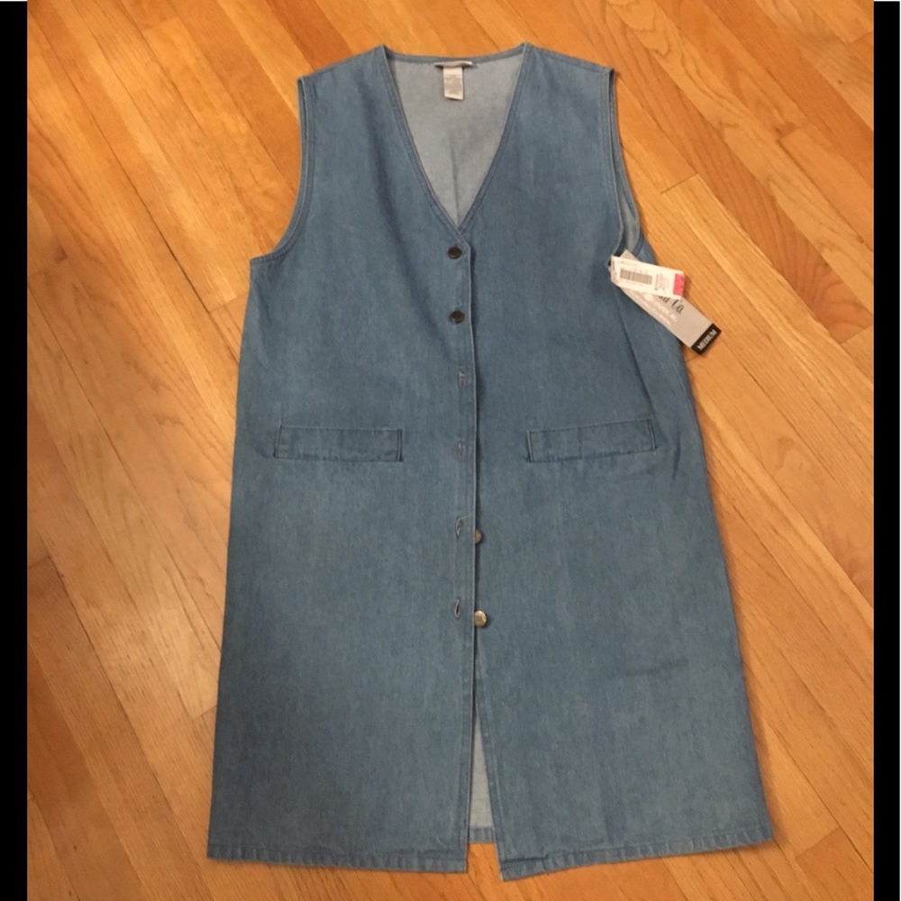Ladies denim romper