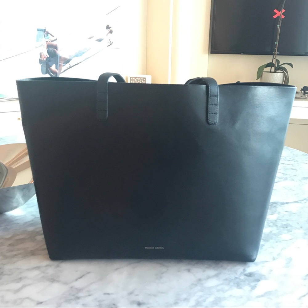Mansur Gavriel large black tote