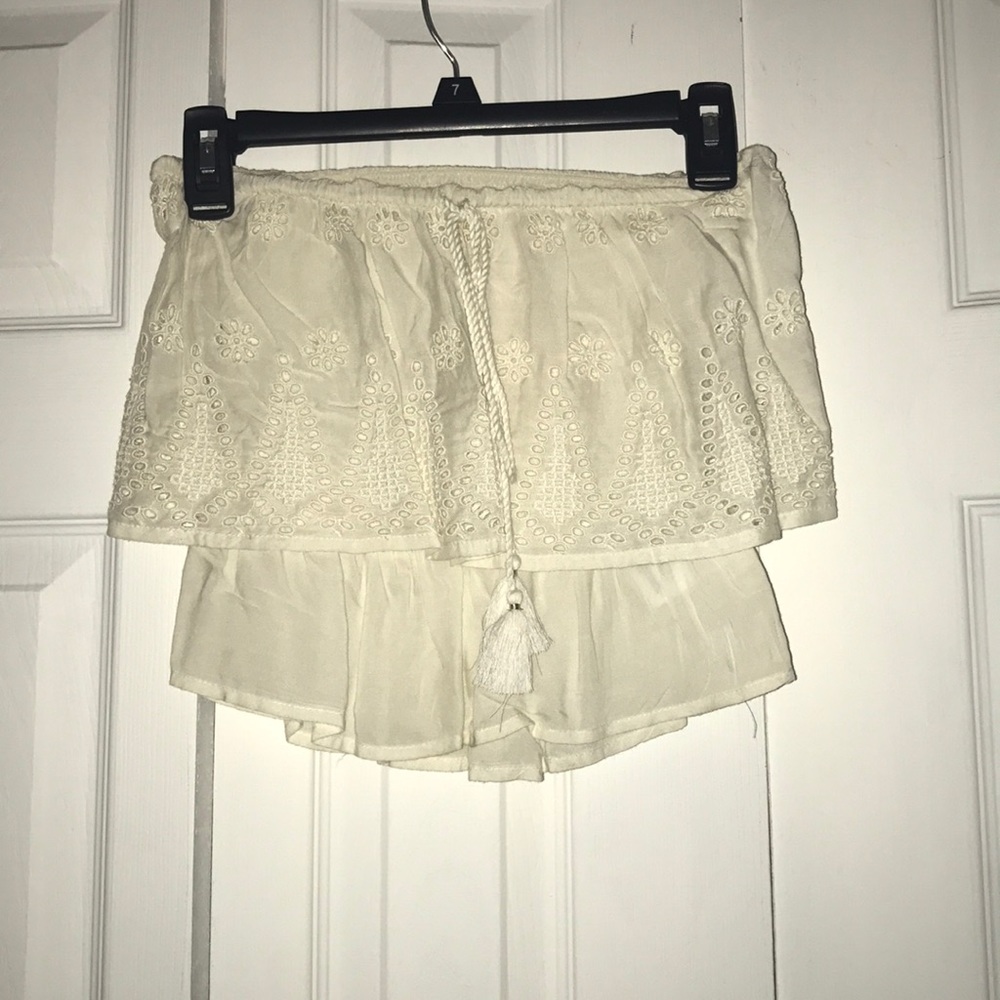 Strapless shirt