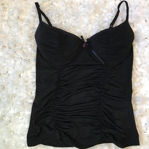 Victoria's Secret Sexy Lingerie Tank Black Large