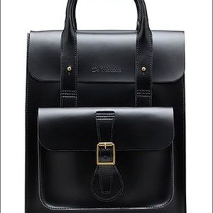 Dr marten large leather backpack