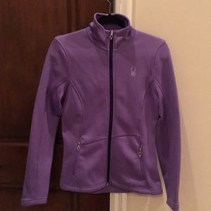 Purple Spyder Core Sweater