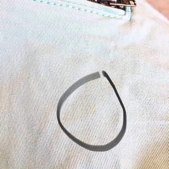 Mint Green jeans trapunto & articulated stitching - Picture 7 of 8