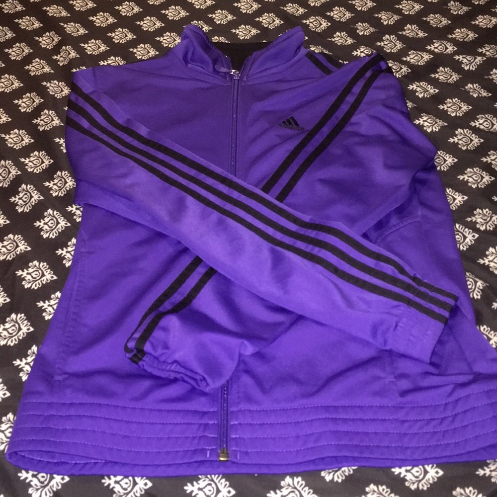 Purple Adidas Jacket