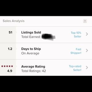 Shop with me! I’m a top rated seller! :)