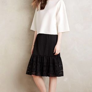 Anthropologie moulinette soeurs black skirt.