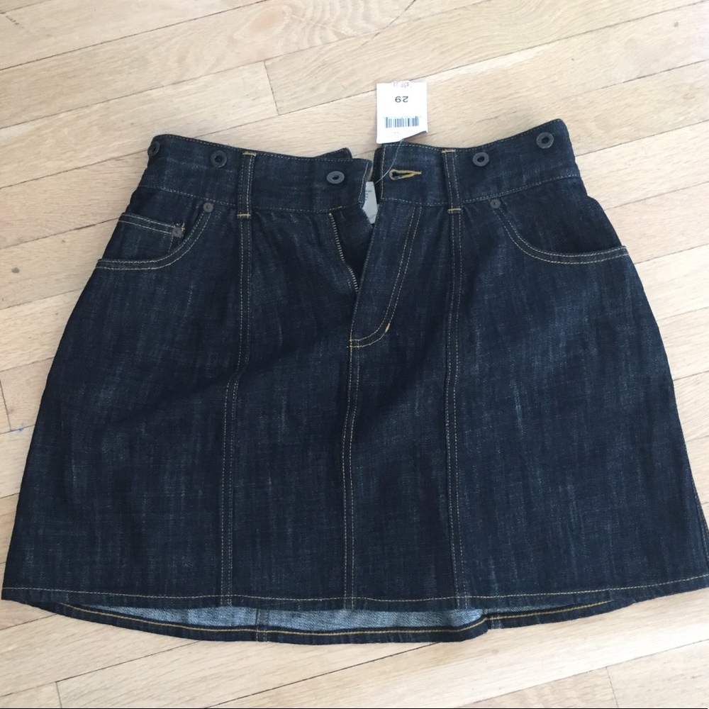 Cute Rugby / Ralf Lauren A Line Denim Mini Skirt
