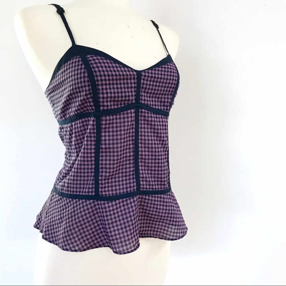 SOLD. Marc Jacobs Cotton Bustier Cami Top Lavender - Picture 3 of 5