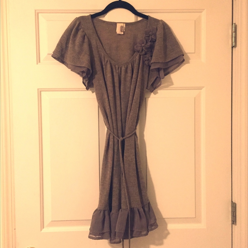 Francesca's Collections brownish pink dress