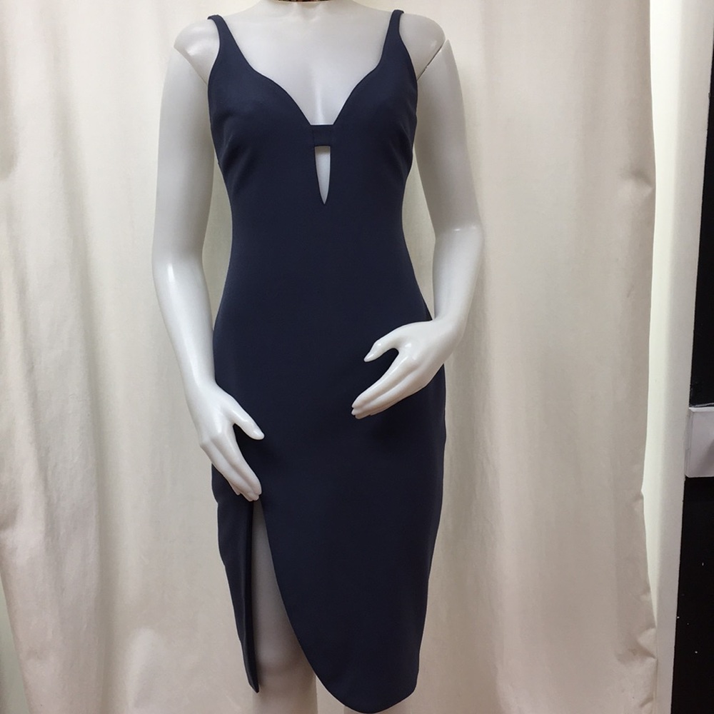 Elizabeth and James Blue Midi Dress