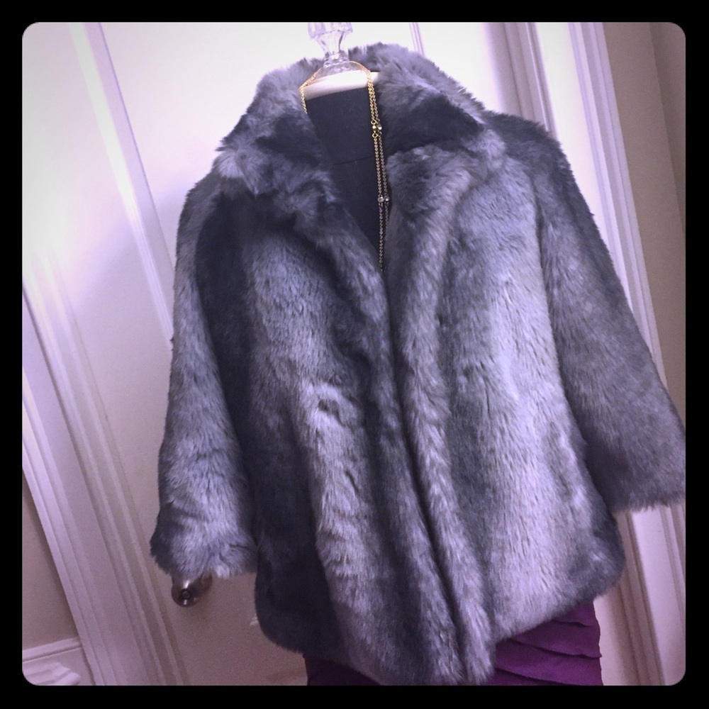 Faux Fur show-stopper coat!