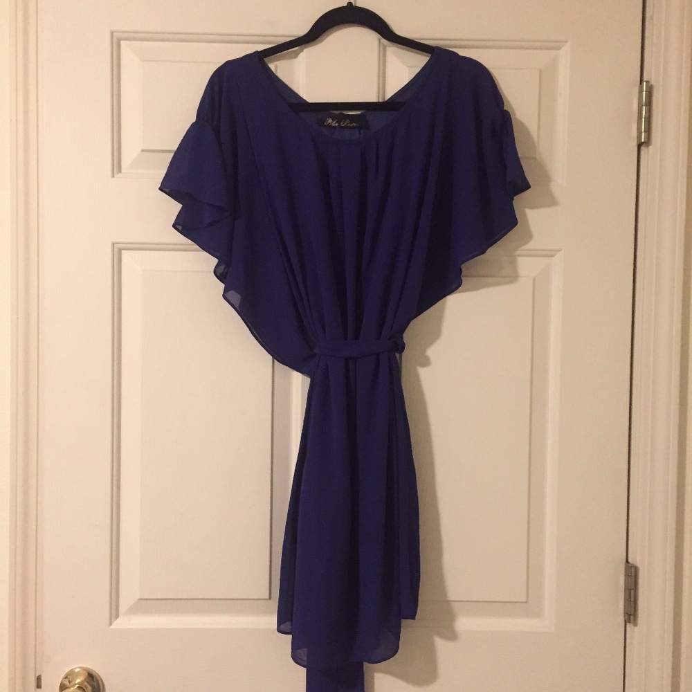 Blue Rain indigo-colored dress