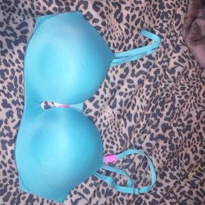 Brand new blue pink 32D