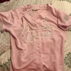 Women's pink Cardinals Jersey